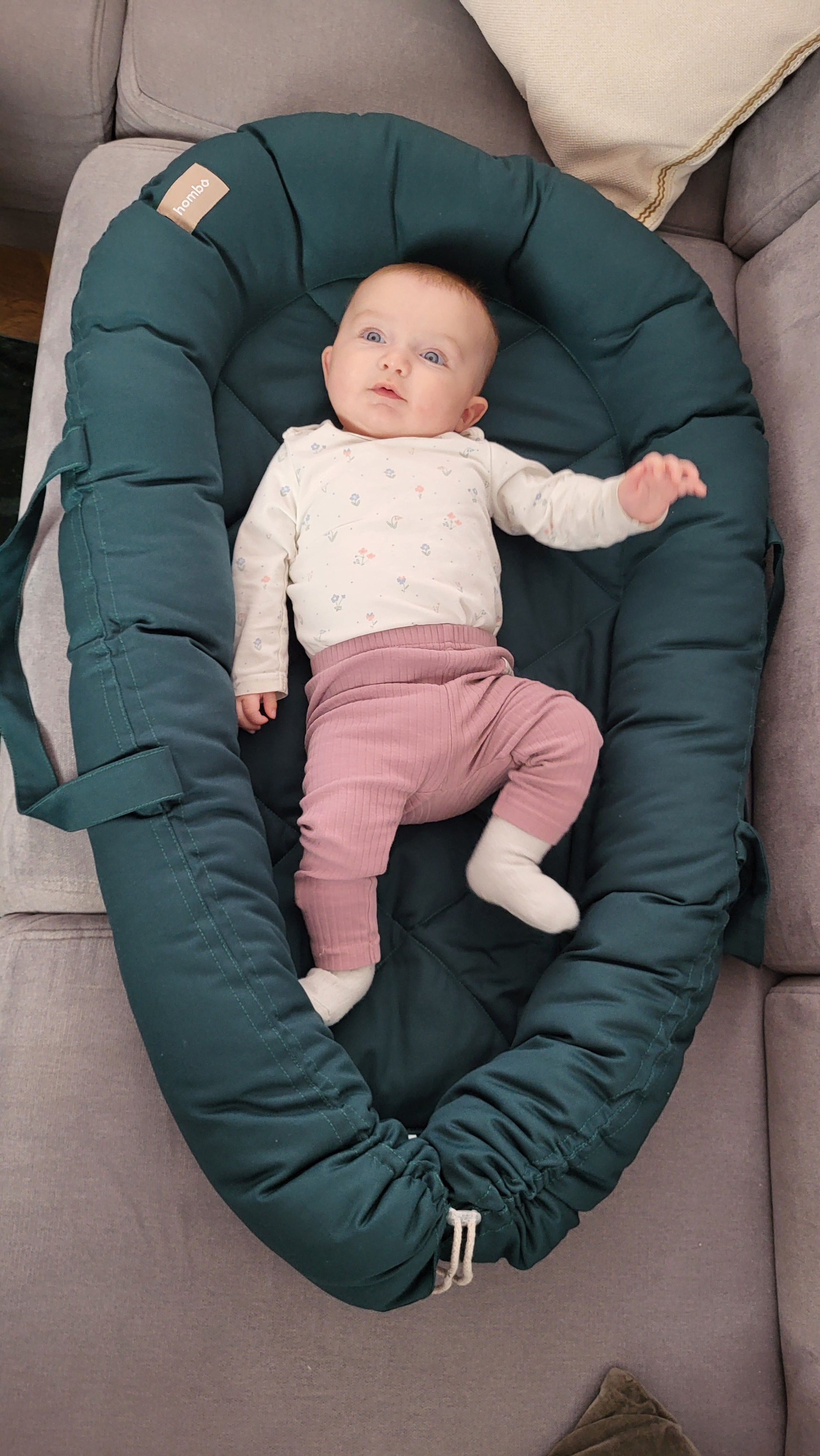 homba® Babynest Grün (0-18m)