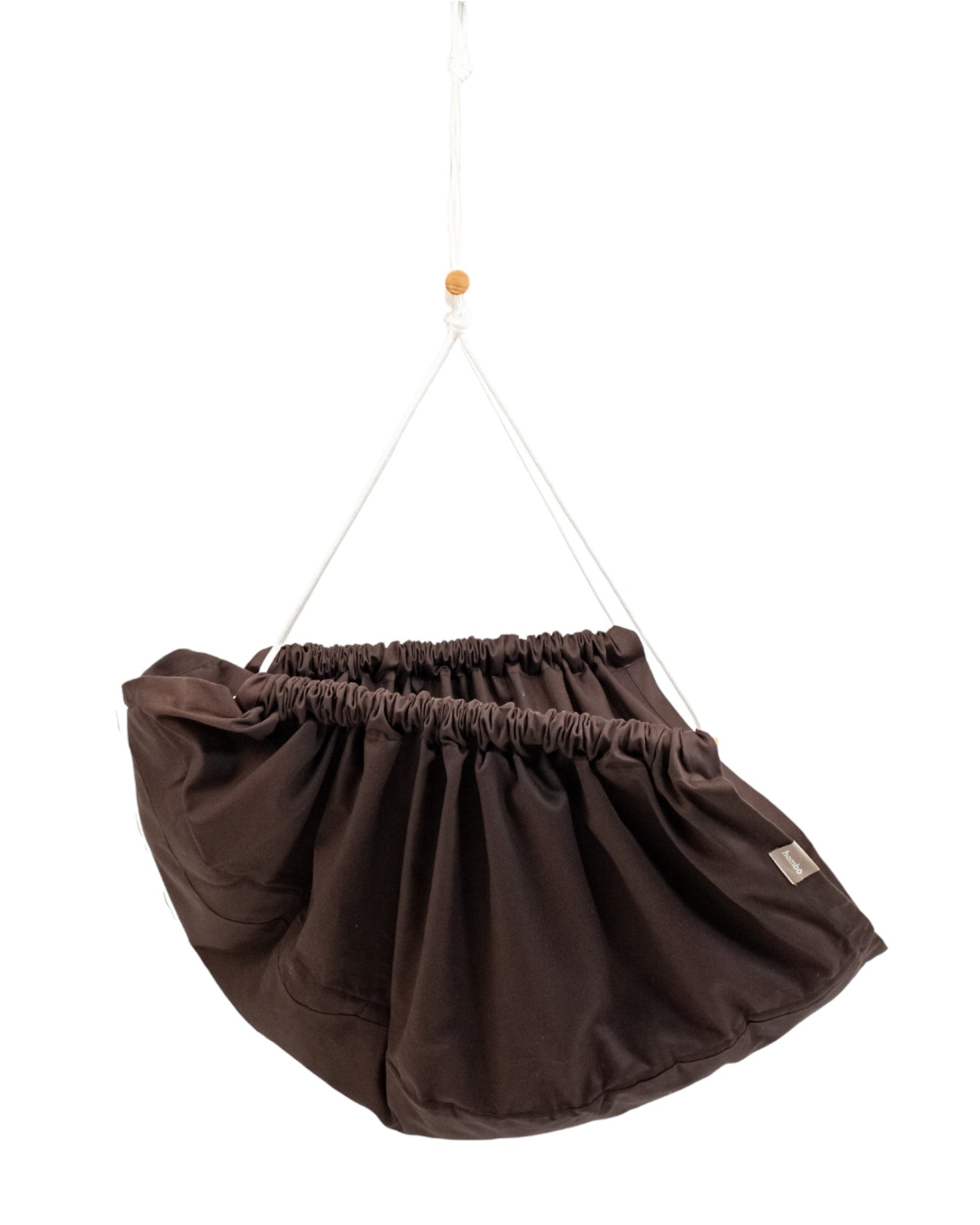 homba® zen Hängesessel Baumwolle braun