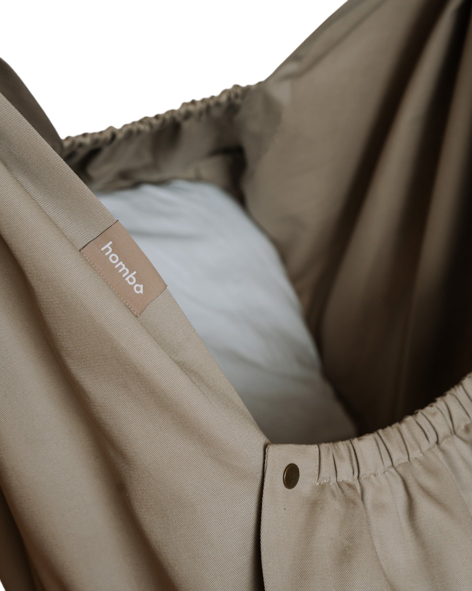 homba® baby hanging cradle cotton beige