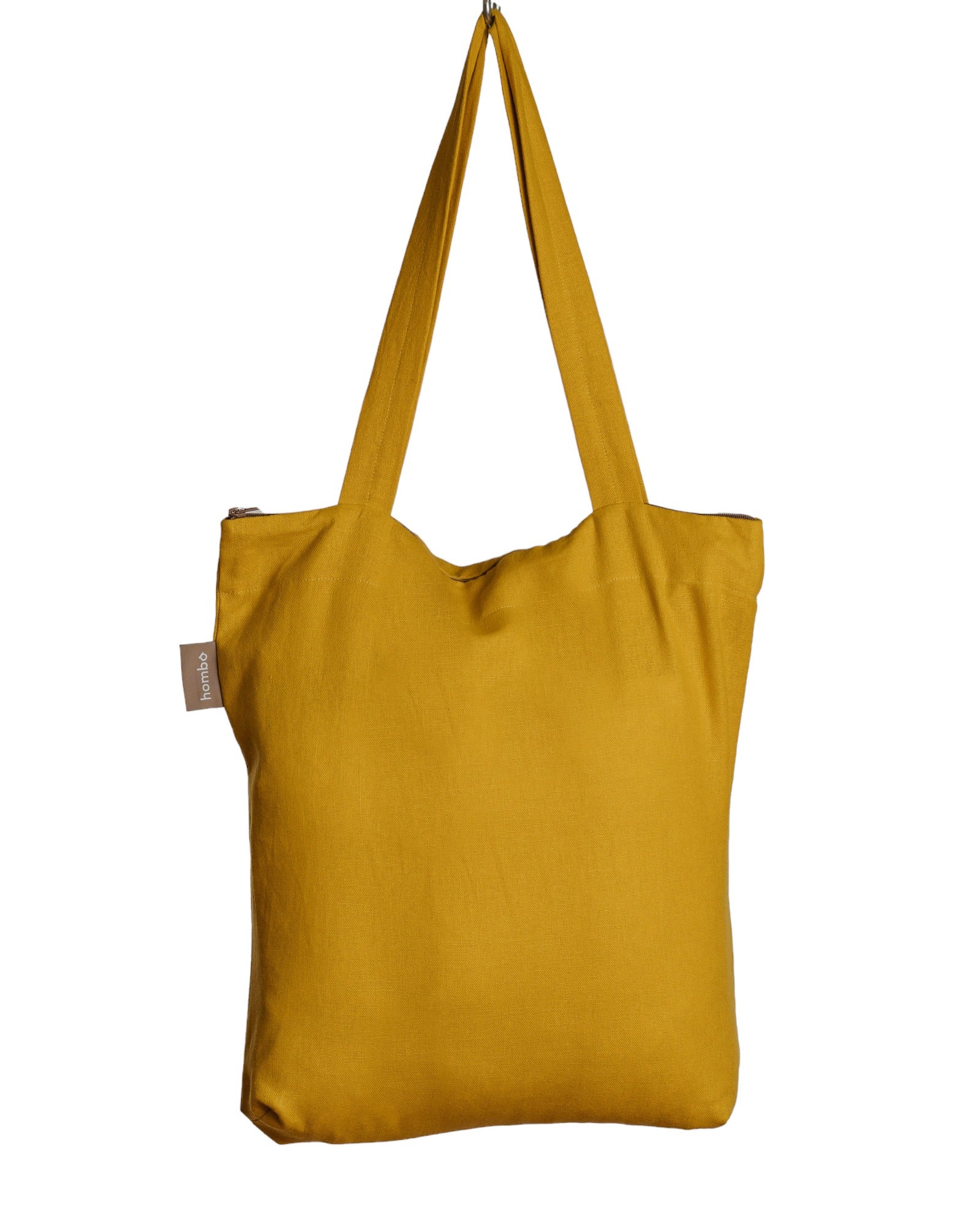 homba® baby hanging cradle linen yellow