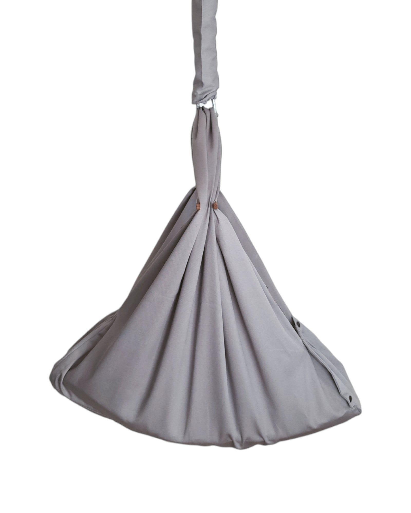 homba® Baby Hängewiege Baumwolle grau