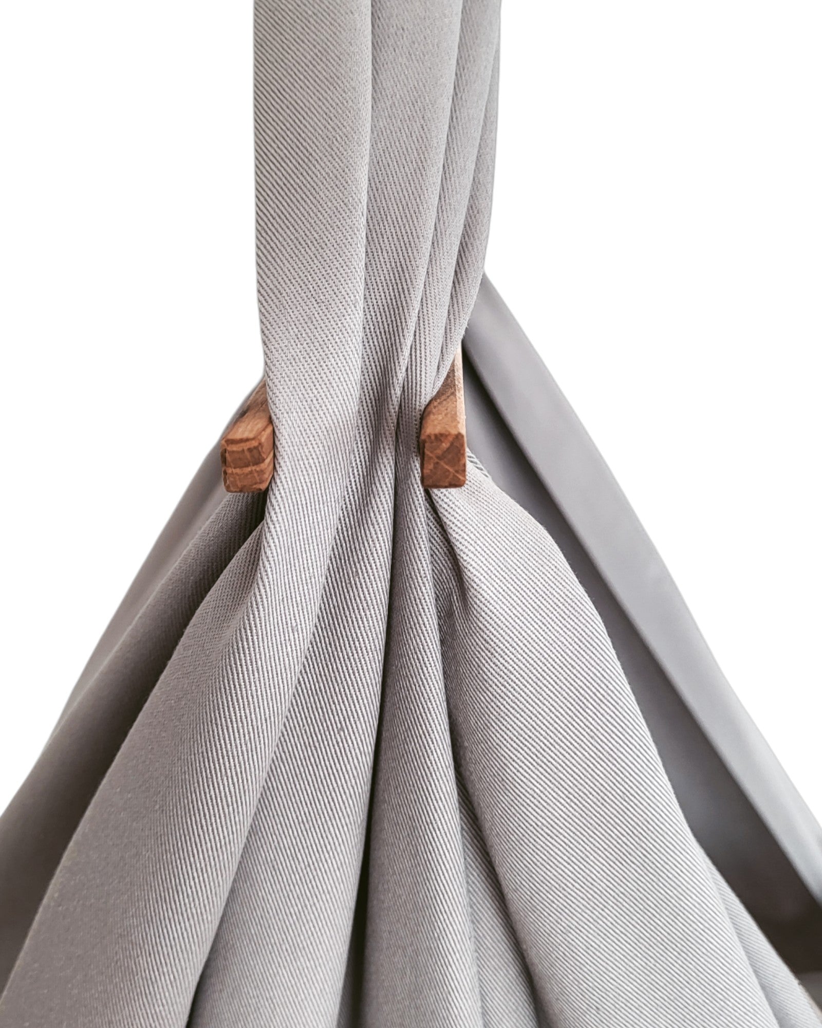 homba® baby hanging cradle cotton light grey