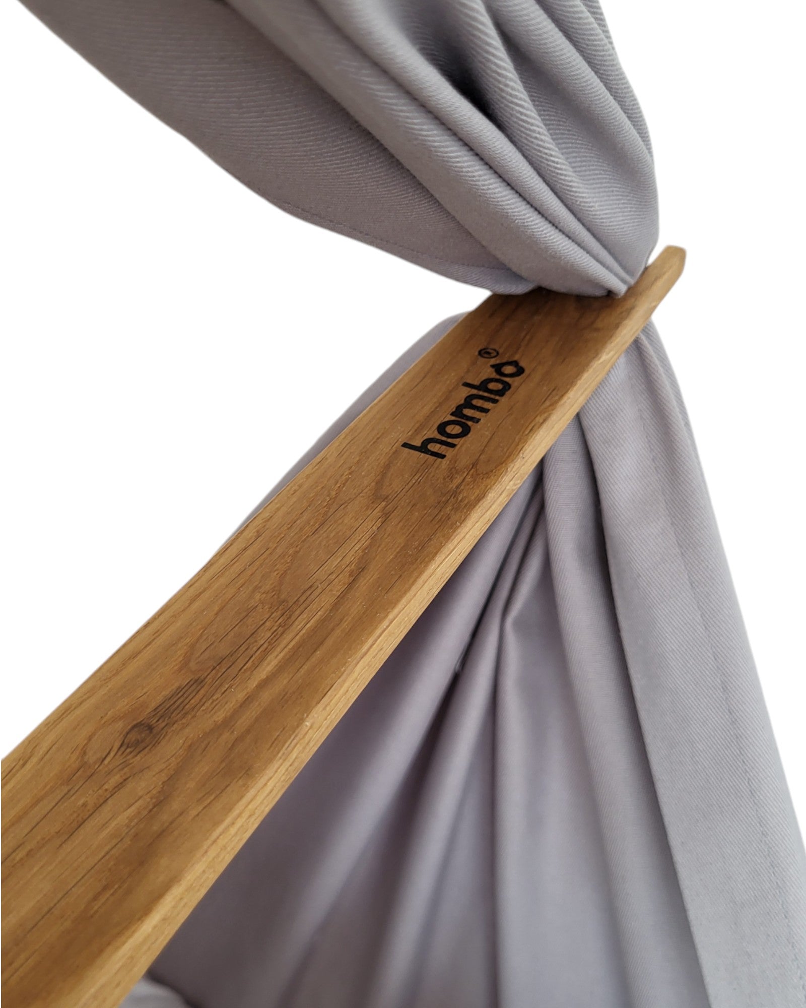 homba® baby hanging cradle cotton light grey
